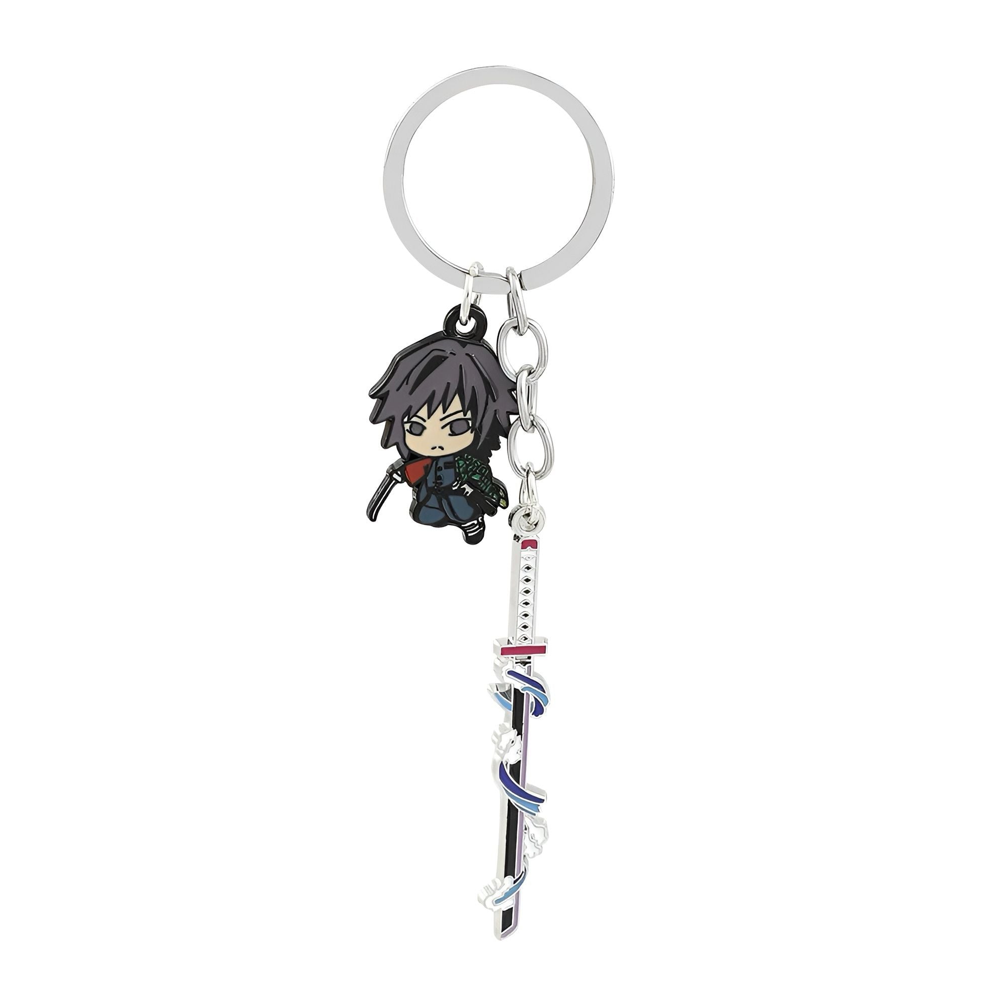 Demon Slayer Katana Keychain | Tanjiro Zenitsu Sword Key Ring