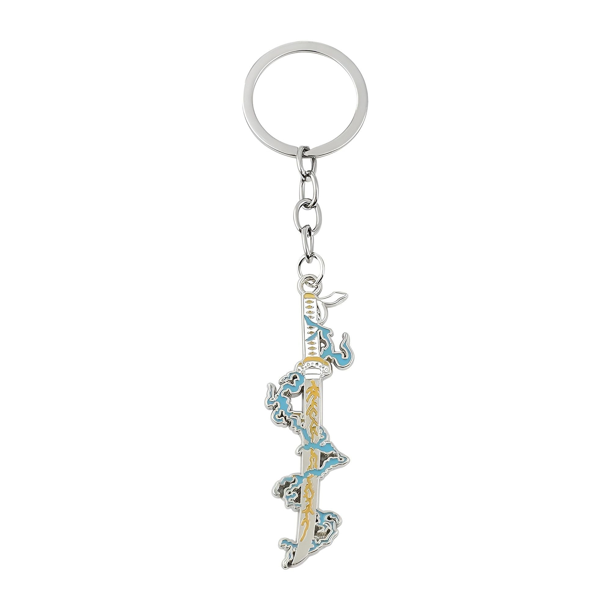 Demon Slayer Katana Keychain | Tanjiro Zenitsu Sword Key Ring