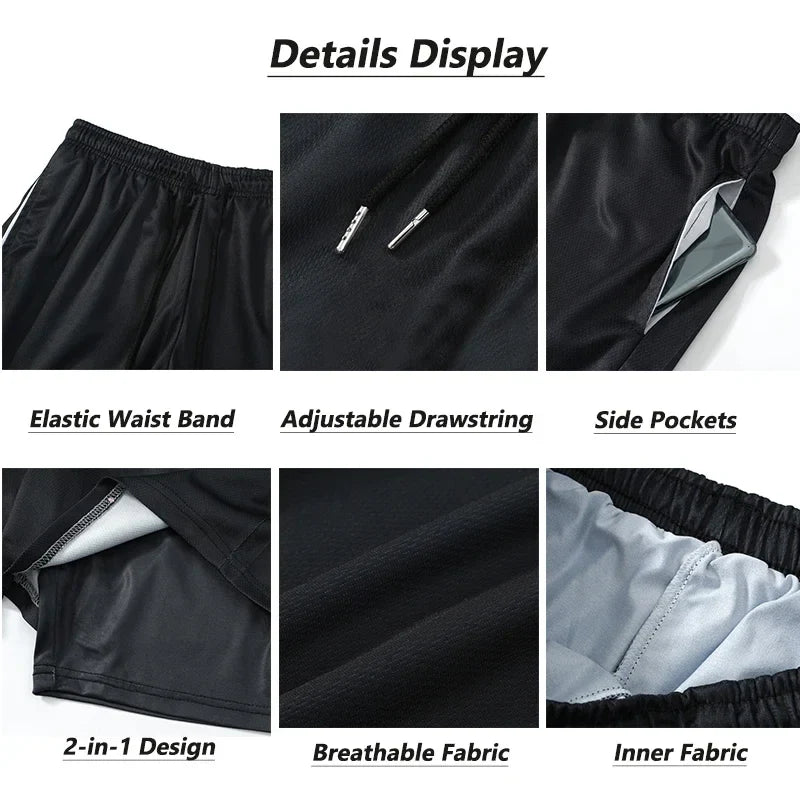 Baki Hanma Athletic 2-in-1 Gym Shorts | Anime Compression