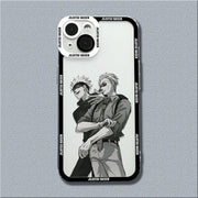 Anime Jujutsu Kaisen Phone Case – Shockproof Transparent Cover for iPhone 📱🔮