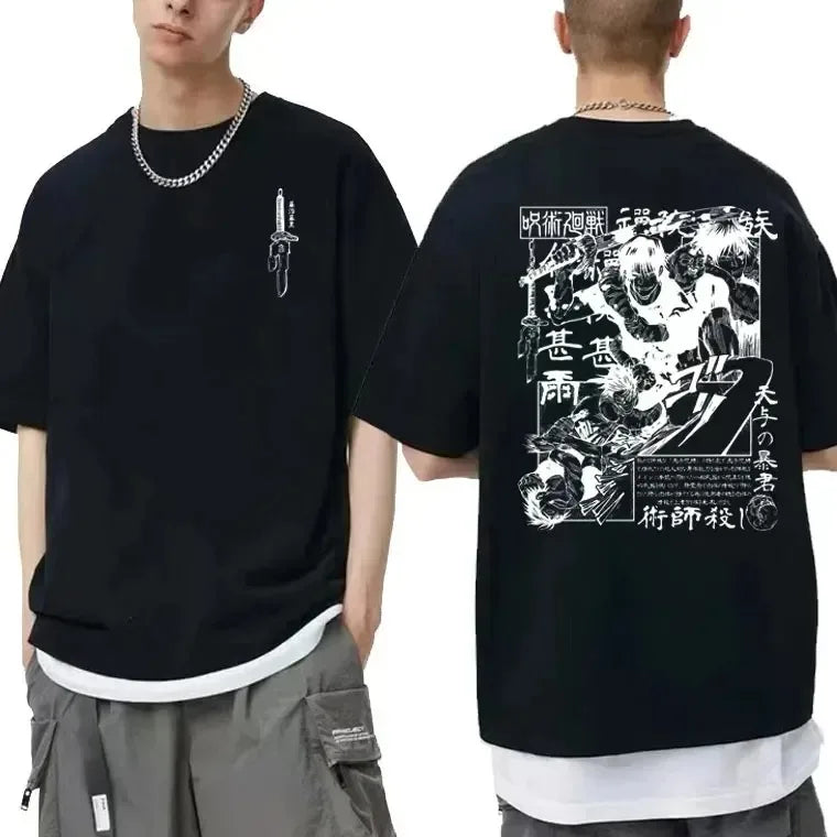 Jujutsu Kaisen Toji Graphic T-Shirt | Oversized Cotton Anime Tee