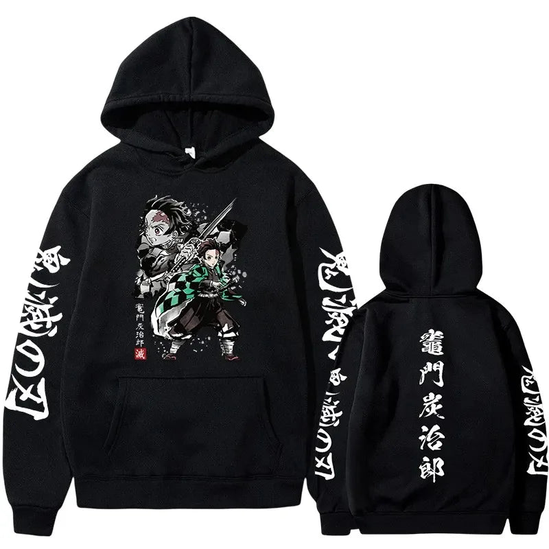 Demon Slayer Inosuke Oversized Streetwear Hoodie | Anime