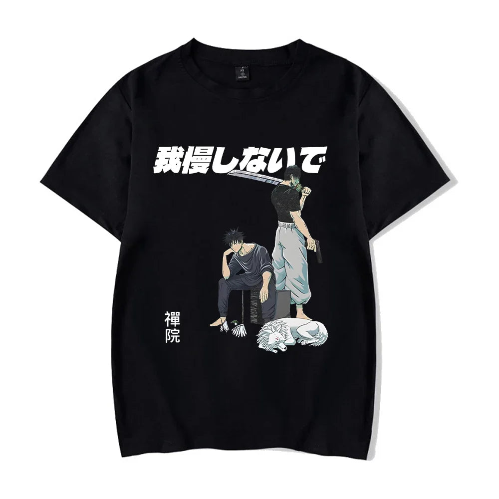 Japanese Anime Retro Washed Acid Oversized T-Shirt | Streetwear