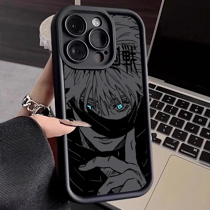 Jujutsu Kaisen Cool Soft Eye Ladder iPhone Case | Anime