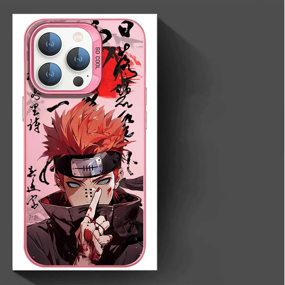 Naruto Akatsuki Silicone iPhone Case | Anime Shockproof Cover