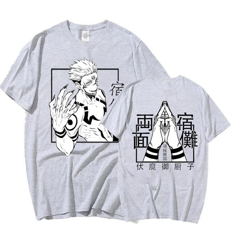 Jujutsu Kaisen Sukuna Graphic T-Shirt | Casual Anime Tee