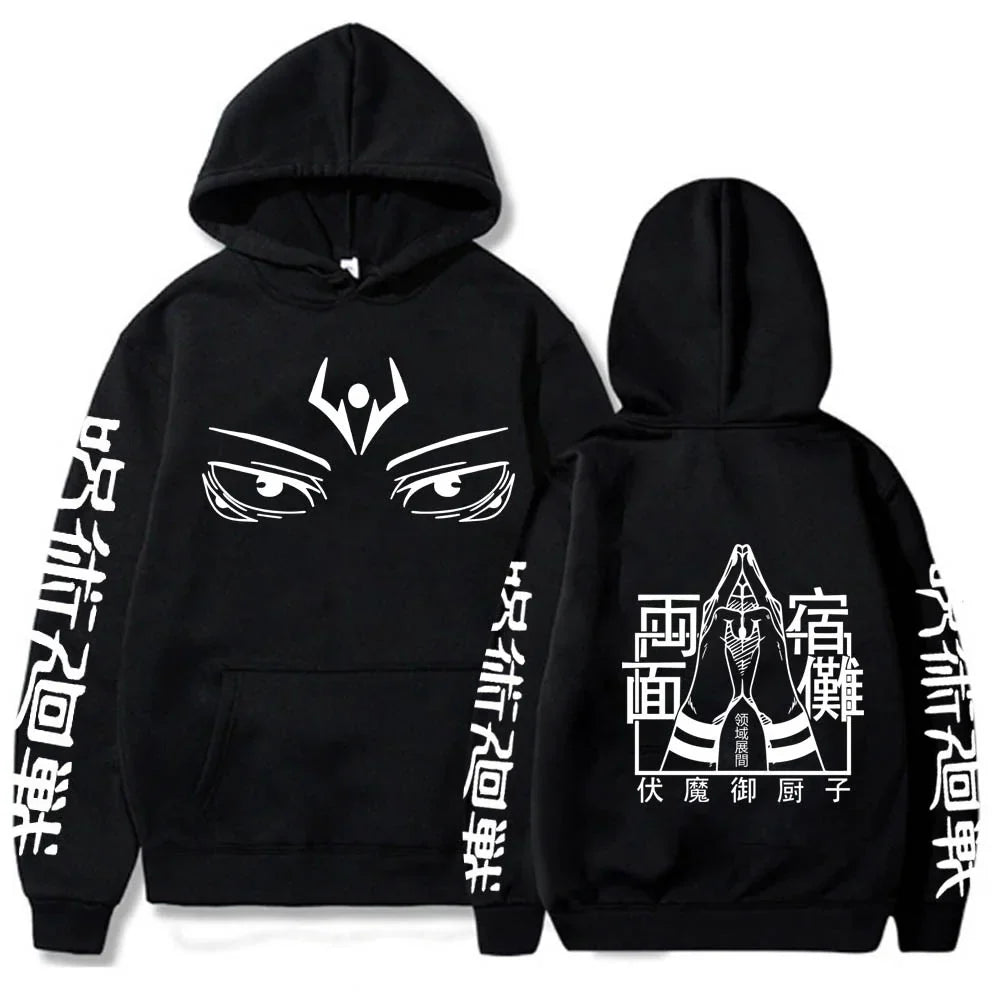Jujutsu Kaisen Gojo Hoodie | Harajuku Anime Streetwear