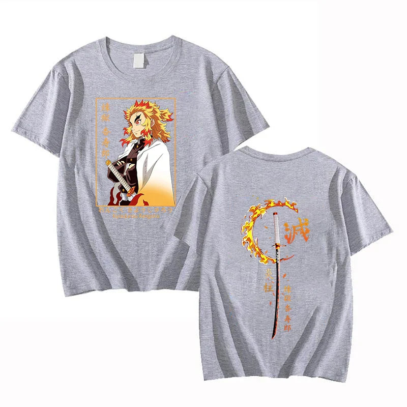 Demon Slayer Rengoku Kyoujurou T-Shirt | Unisex Summer Tee