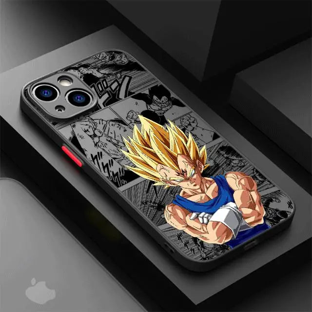Dragon Ball Matte Shockproof Armor iPhone Case | Anime Cover