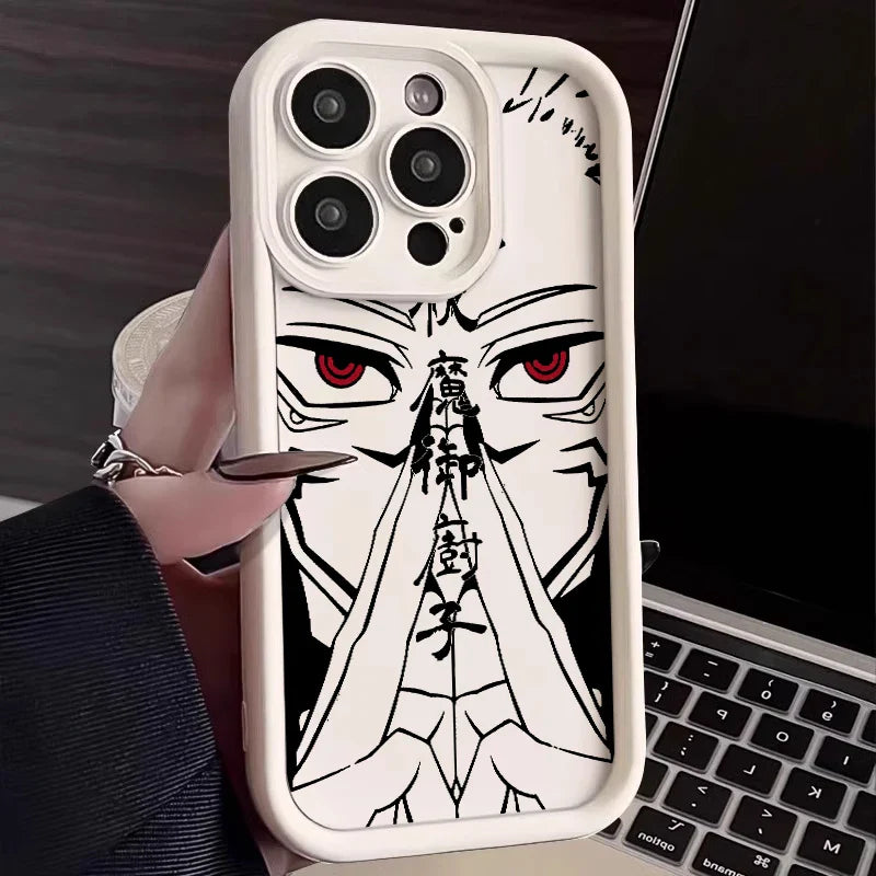 Jujutsu Kaisen Cool Soft Eye Ladder iPhone Case | Anime
