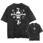 Anime One Piece Luffy T-Shirt 2025 | Oversized Cotton Tee | Unisex Streetwear