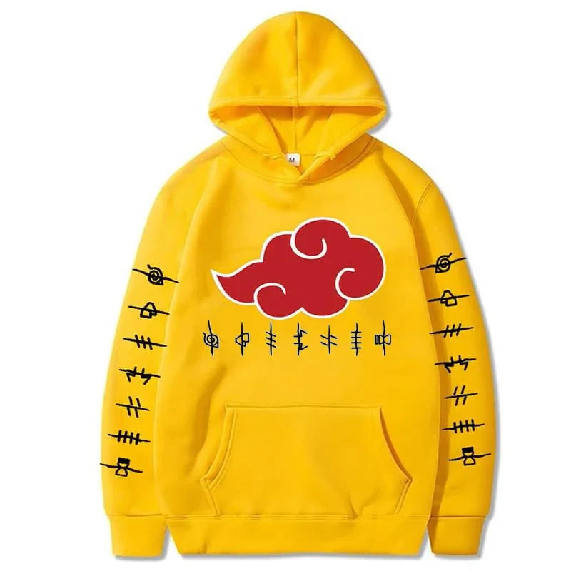 Naruto Akatsuki Cloud Hoodie | Unisex Streetwear Pullover