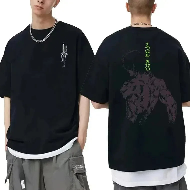 Jujutsu Kaisen Toji Graphic T-Shirt | Oversized Cotton Anime Tee
