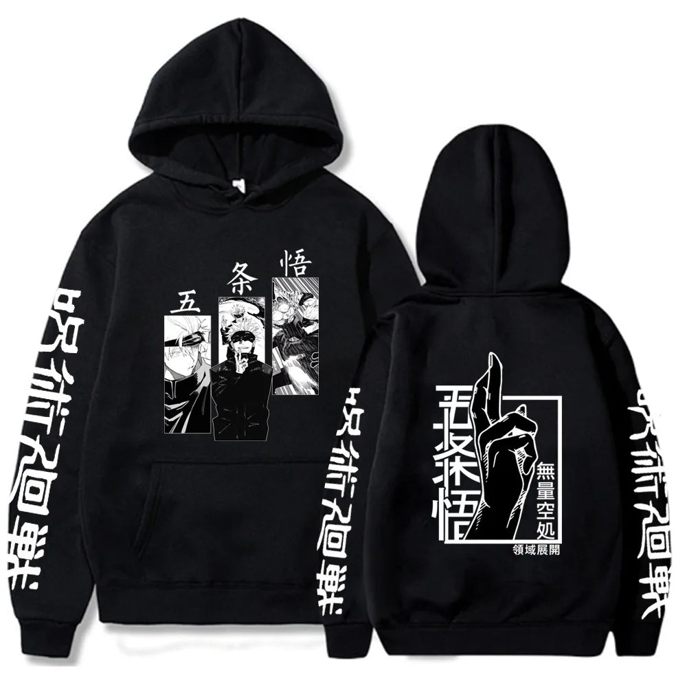 Jujutsu Kaisen Gojo Hoodie | Harajuku Anime Streetwear
