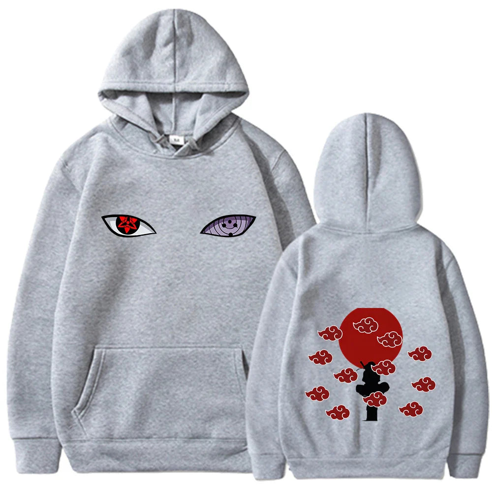 Demon Slayer Oversized Hoodie | Y2K Berserk Print Sweatshirt