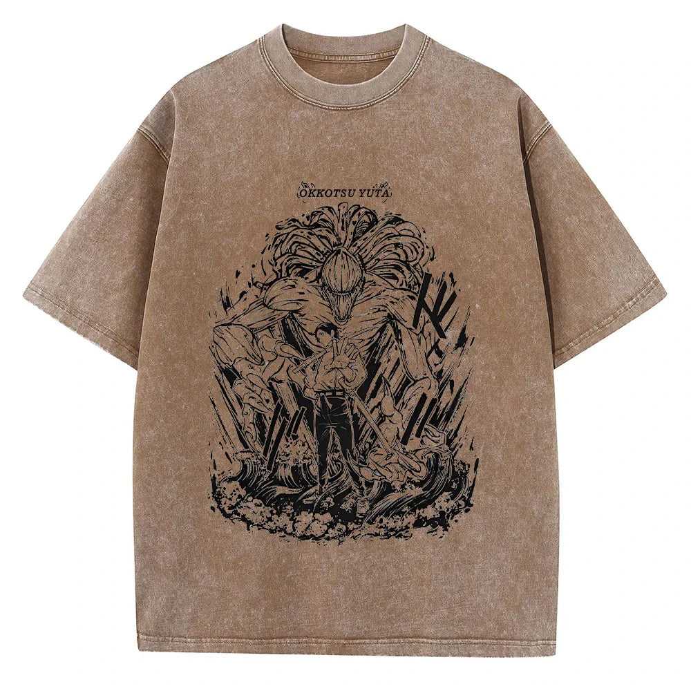 Jujutsu Kaisen Streetwear T-Shirt | Loose Harajuku Anime Tee
