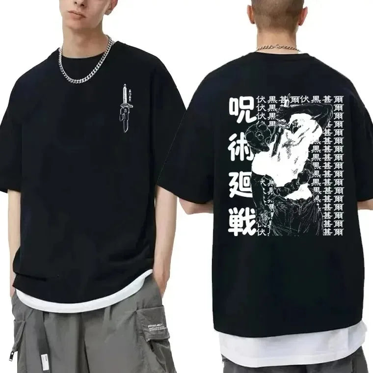 Jujutsu Kaisen Toji Graphic T-Shirt | Oversized Cotton Anime Tee