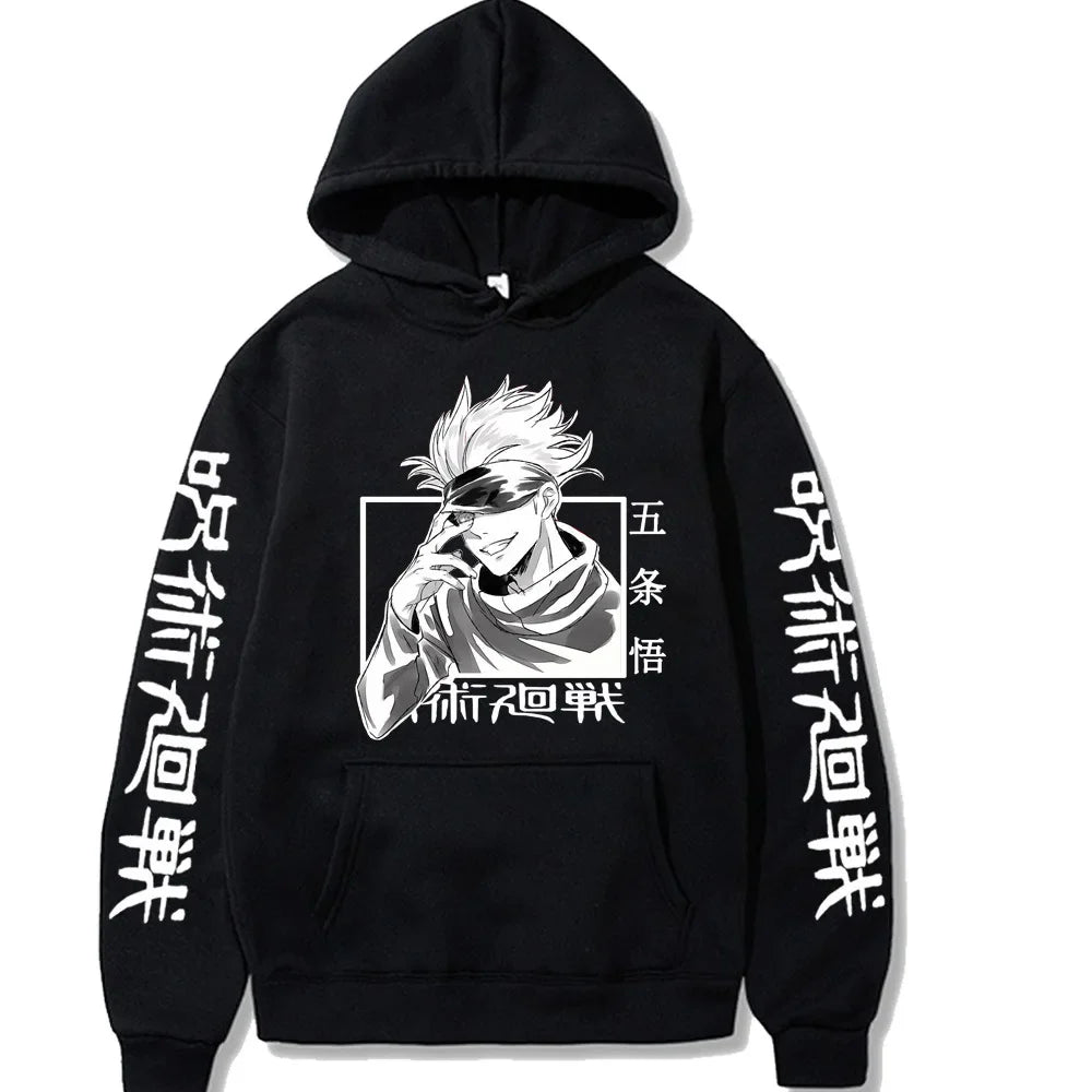 Jujutsu Kaisen Gojo Hoodie | Harajuku Anime Streetwear