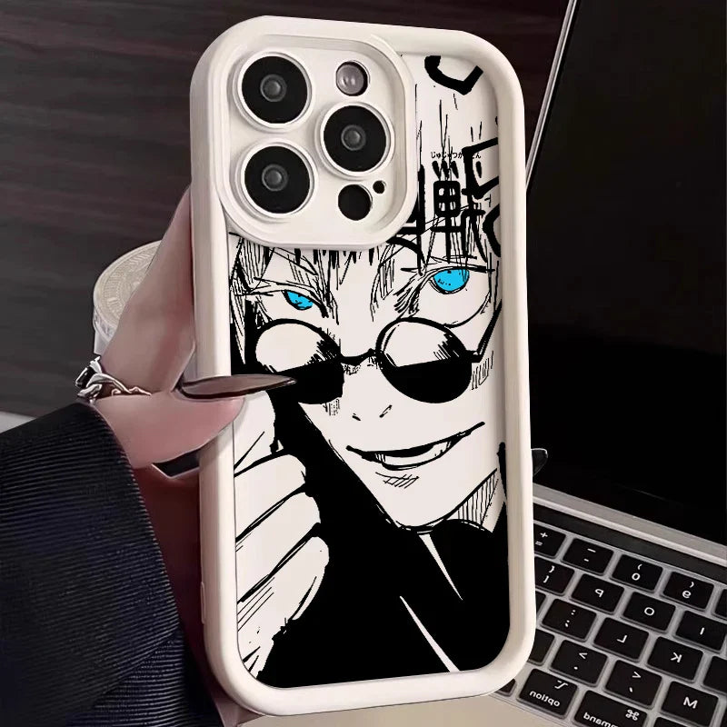 Jujutsu Kaisen Cool Soft Eye Ladder iPhone Case | Anime