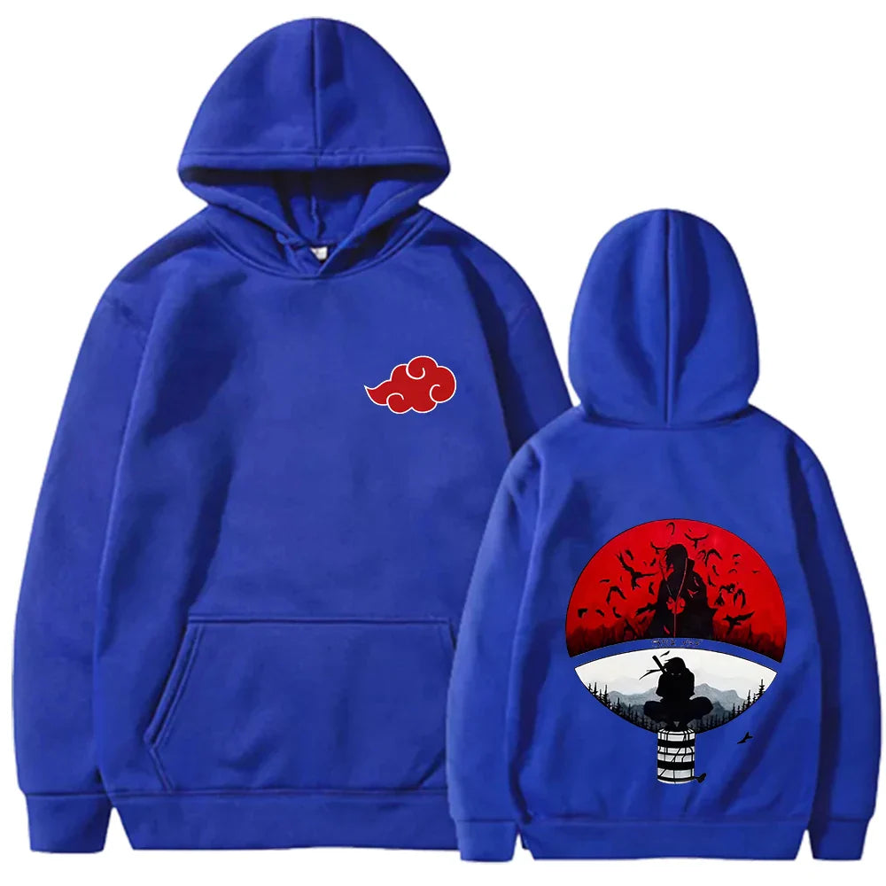 Demon Slayer Oversized Hoodie | Y2K Berserk Print Sweatshirt