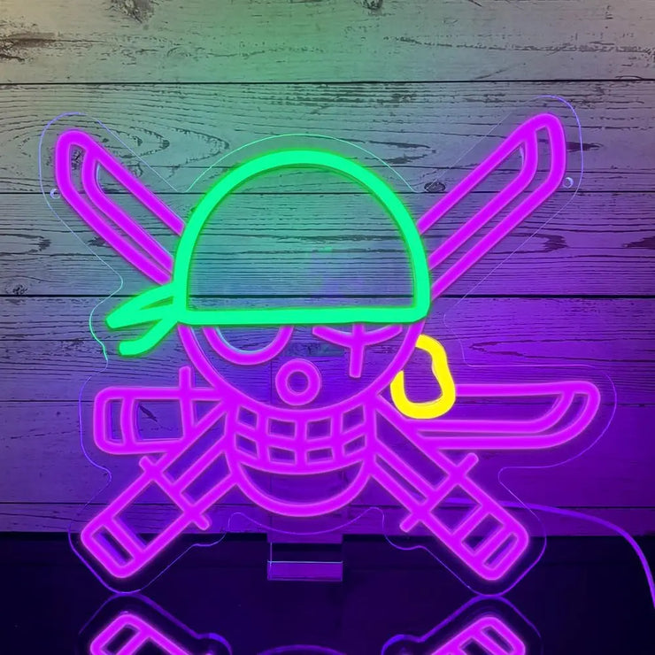 Skull LED Neon Light - Wall Decor for Bedroom & Parties