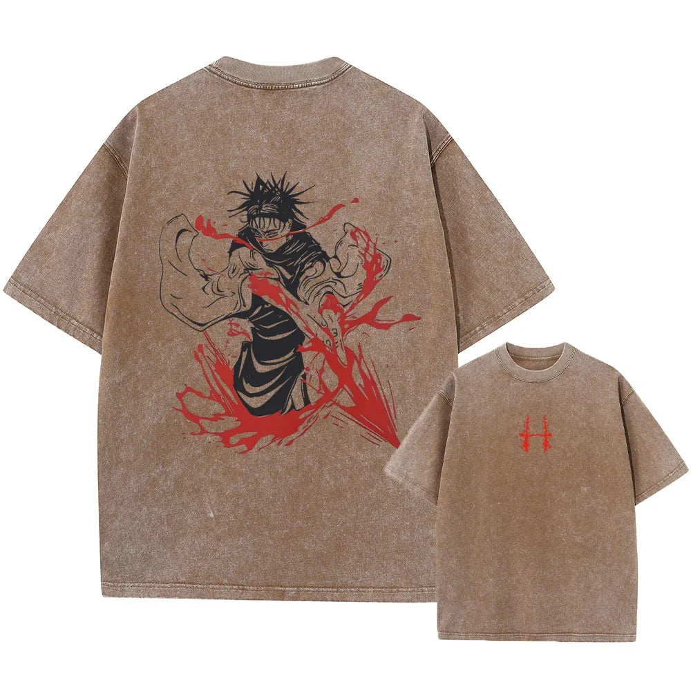 Jujutsu Kaisen Harajuku T-Shirt | Hip Hop Loose Cotton Tee