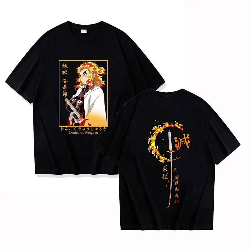 Demon Slayer Rengoku Kyoujurou T-Shirt | Unisex Summer Tee