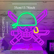 Skull LED Neon Light - Wall Decor for Bedroom & Parties