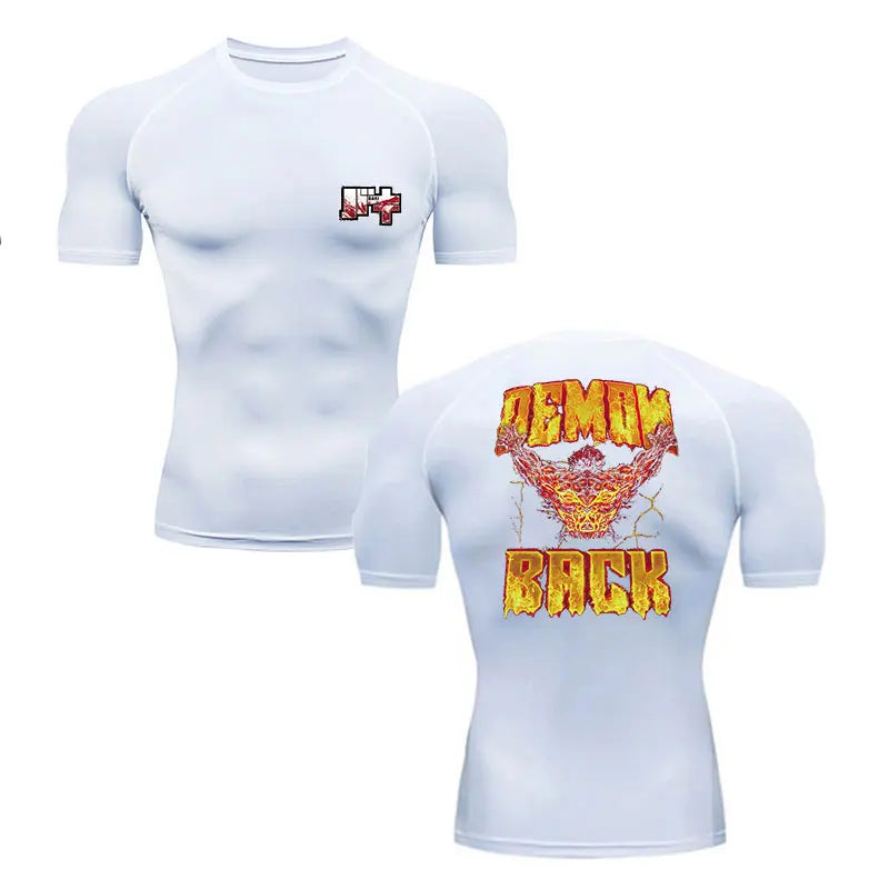 Baki Hanma Men's Gym T-Shirt | MMA Rash Guard Boxing Shirt