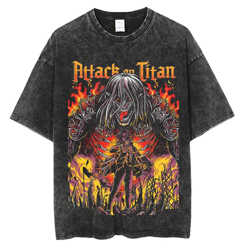 Attack on Titan Levi Ackerman Cotton T-Shirt | Harajuku Tee