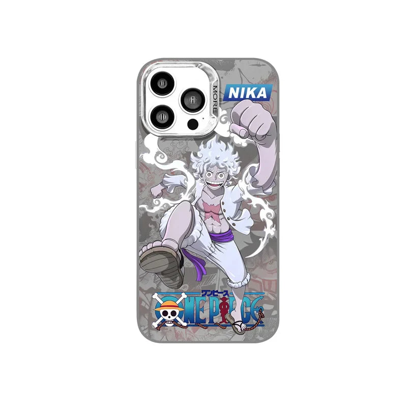 One Piece Luffy Zoro Plating iPhone Case | Cute Soft Cover