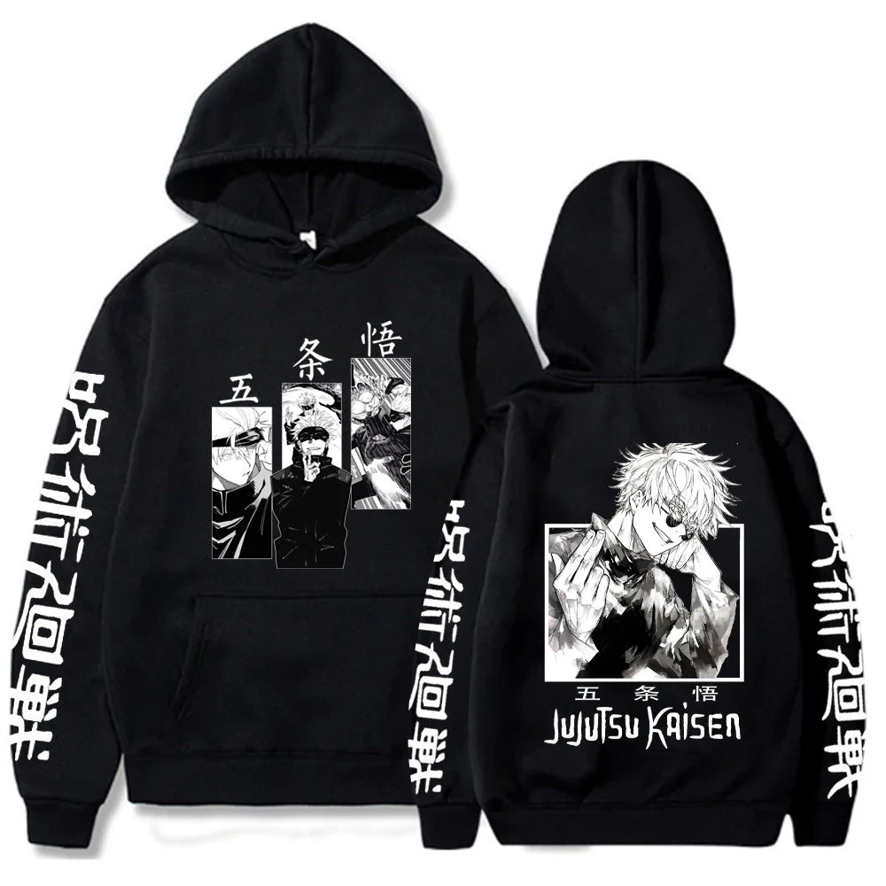 Jujutsu Kaisen Gojo Hoodie | Harajuku Anime Streetwear