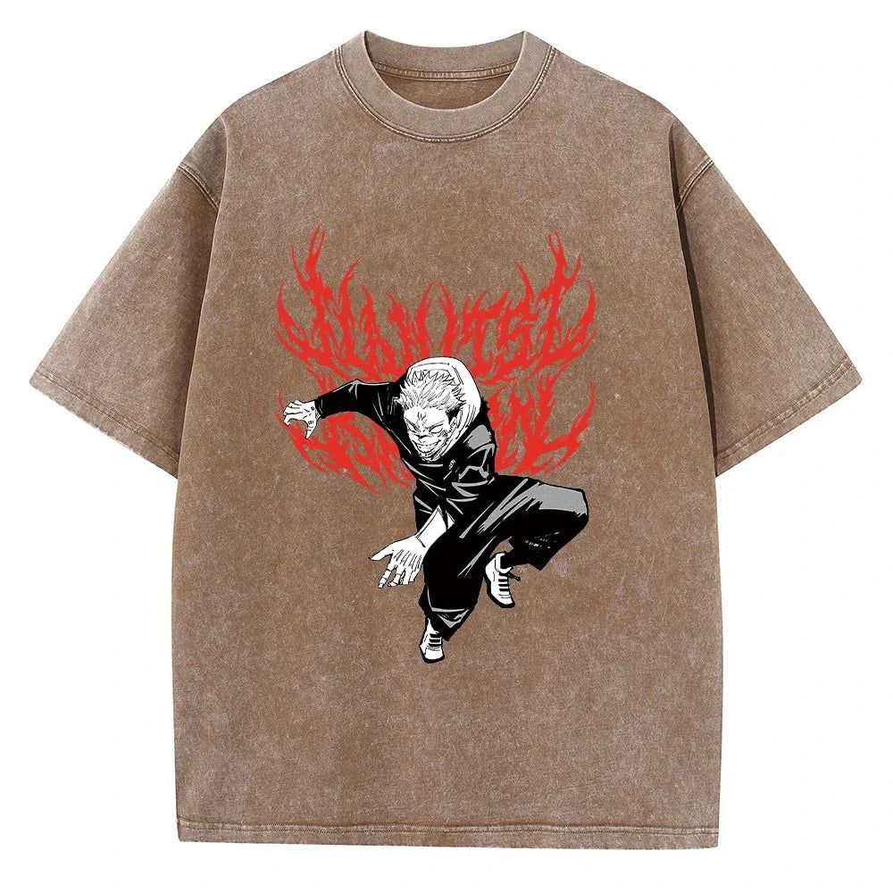 Jujutsu Kaisen Harajuku T-Shirt | Hip Hop Loose Cotton Tee