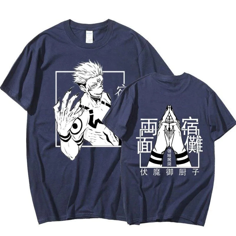 Jujutsu Kaisen Sukuna Graphic T-Shirt | Casual Anime Tee