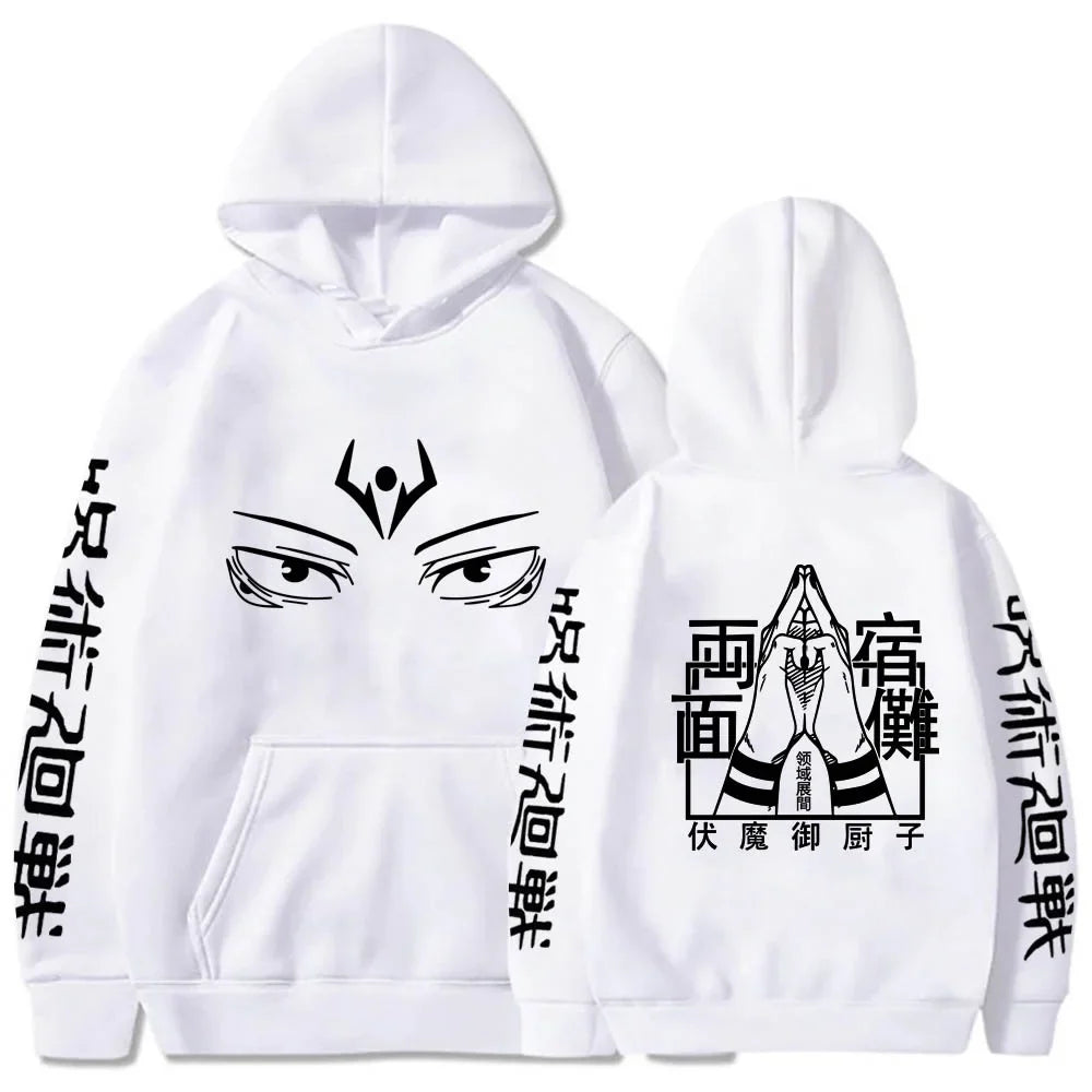 Jujutsu Kaisen Gojo Streetwear Hoodie | Harajuku Anime