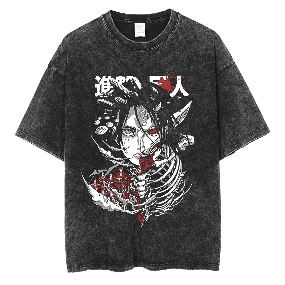 Attack on Titan Levi Ackerman Cotton T-Shirt | Harajuku Tee