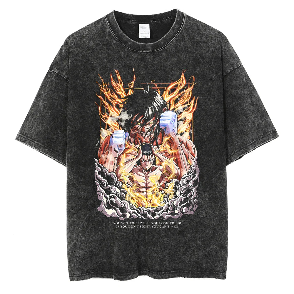 Attack on Titan Levi Ackerman Cotton T-Shirt | Harajuku Tee