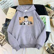 🟢 Demon Slayer Gyomei Himejima Hoodie | Oversized Fleece Sweatshirt | RYŪZAN Collection 🐉