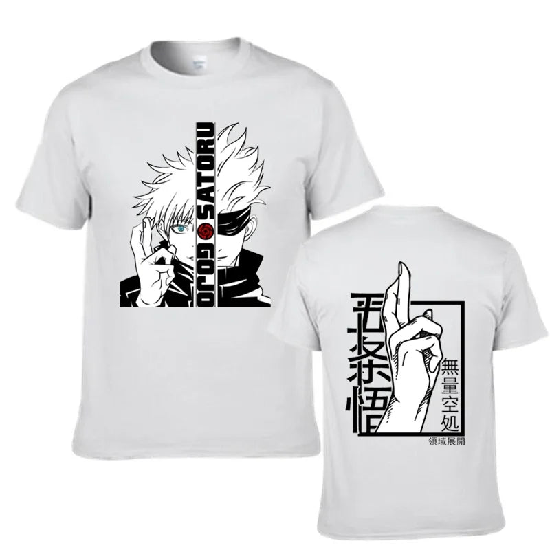 Jujutsu Kaisen Gojo Satoru Graphic T-Shirt | Casual Anime Tee