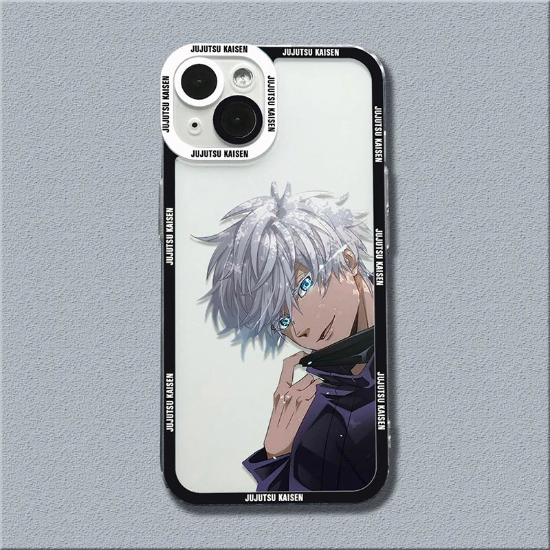 Jujutsu Kaisen Shockproof Transparent iPhone Case | Anime