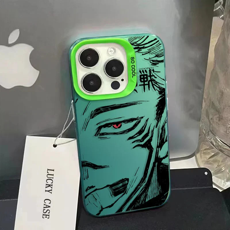 Jujutsu Kaisen Silver Plated iPhone Case | Animation Cover
