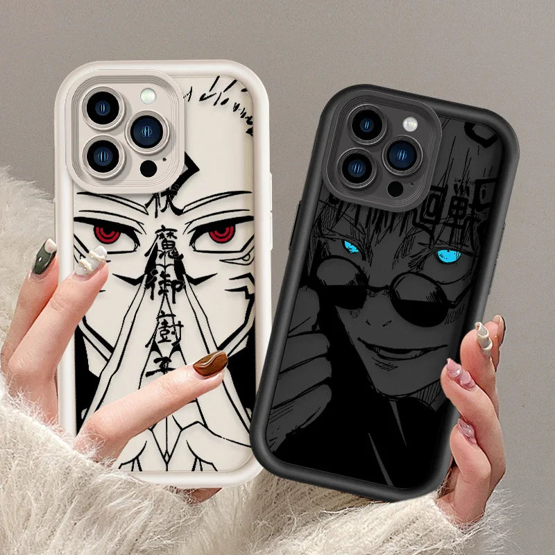 Jujutsu Kaisen Cool Soft Eye Ladder iPhone Case | Anime
