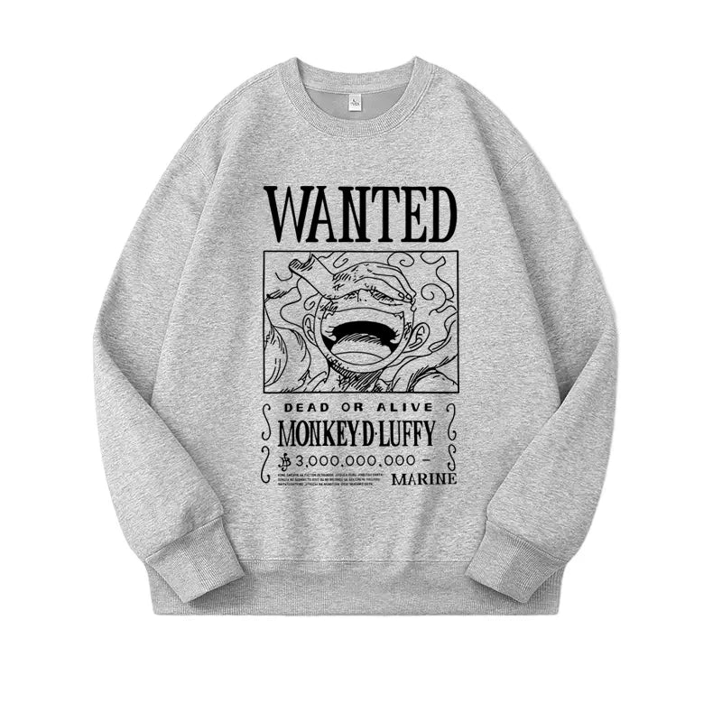 One Piece Nika Luffy Sweatshirt | Unisex Crew Neck Pullover