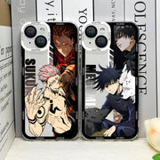 🌌 RYŪZAN Jujutsu Kaisen Gojo Comics Phone Case | Clear Bumper for iPhone 15 Max ✨