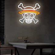 Skull Neon Sign Light - USB Powered Wall Decor for Bedroom & Anime Room