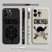 🍃 O-Ones Piece Anime Phone Case for iPhone 15/14/13/12/11 Series 🎨