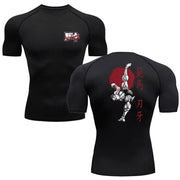 🥋 Anime Baki Hanma Men's T-Shirt | Gym Fitness Boxing Outdoor Training MMA Rash Guard 🥋