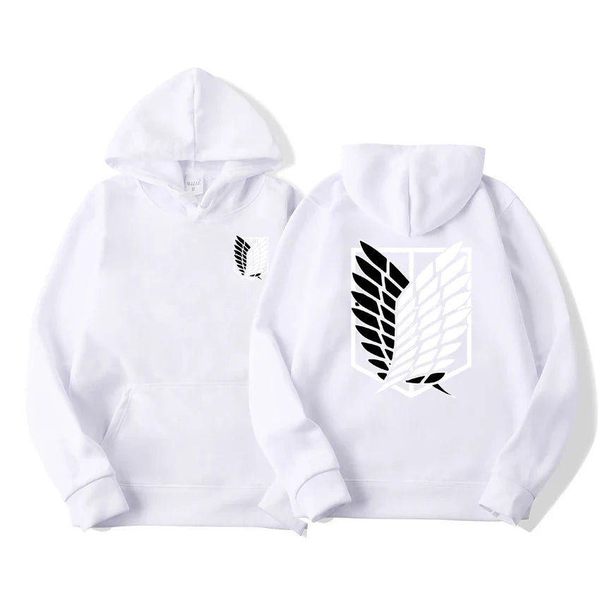 Attack on Titan Hoodie | Unisex Harajuku Anime Pullover