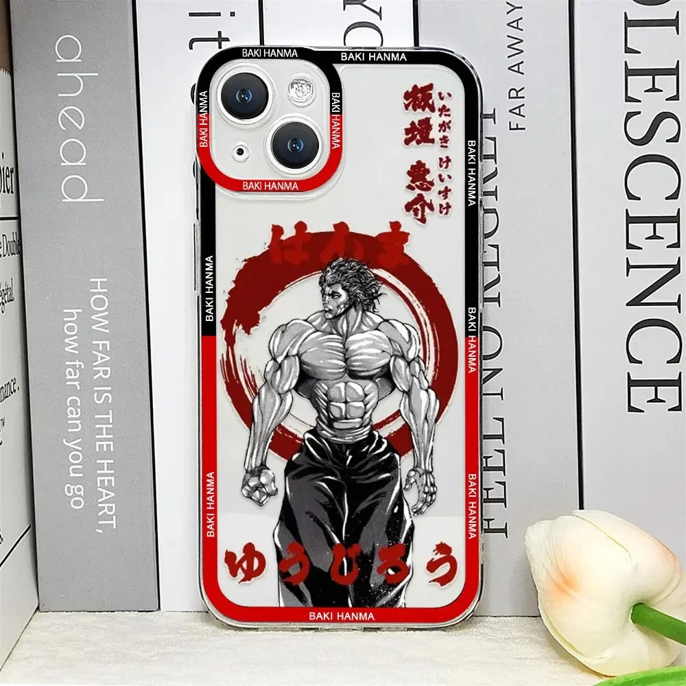 Baki Hanma Clear Soft iPhone Case | Anime Manga Cover