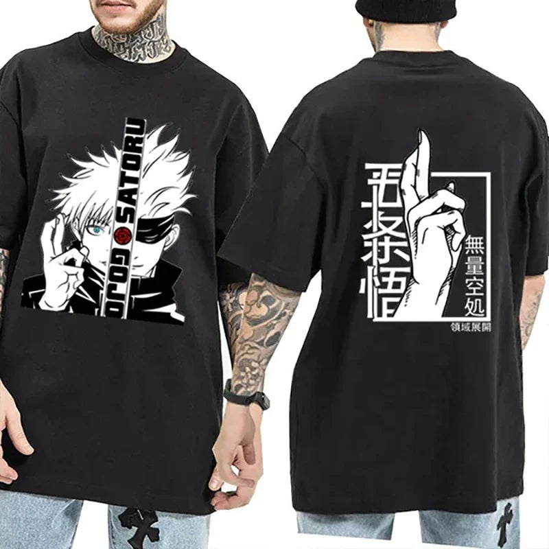 Jujutsu Kaisen Gojo Satoru Graphic T-Shirt | Casual Anime Tee